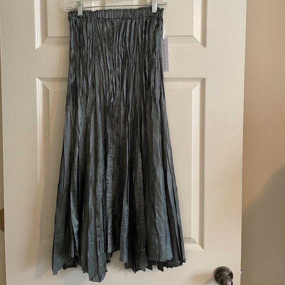 Young Fabulous & Broke Calla Pleated Maxi Skirt